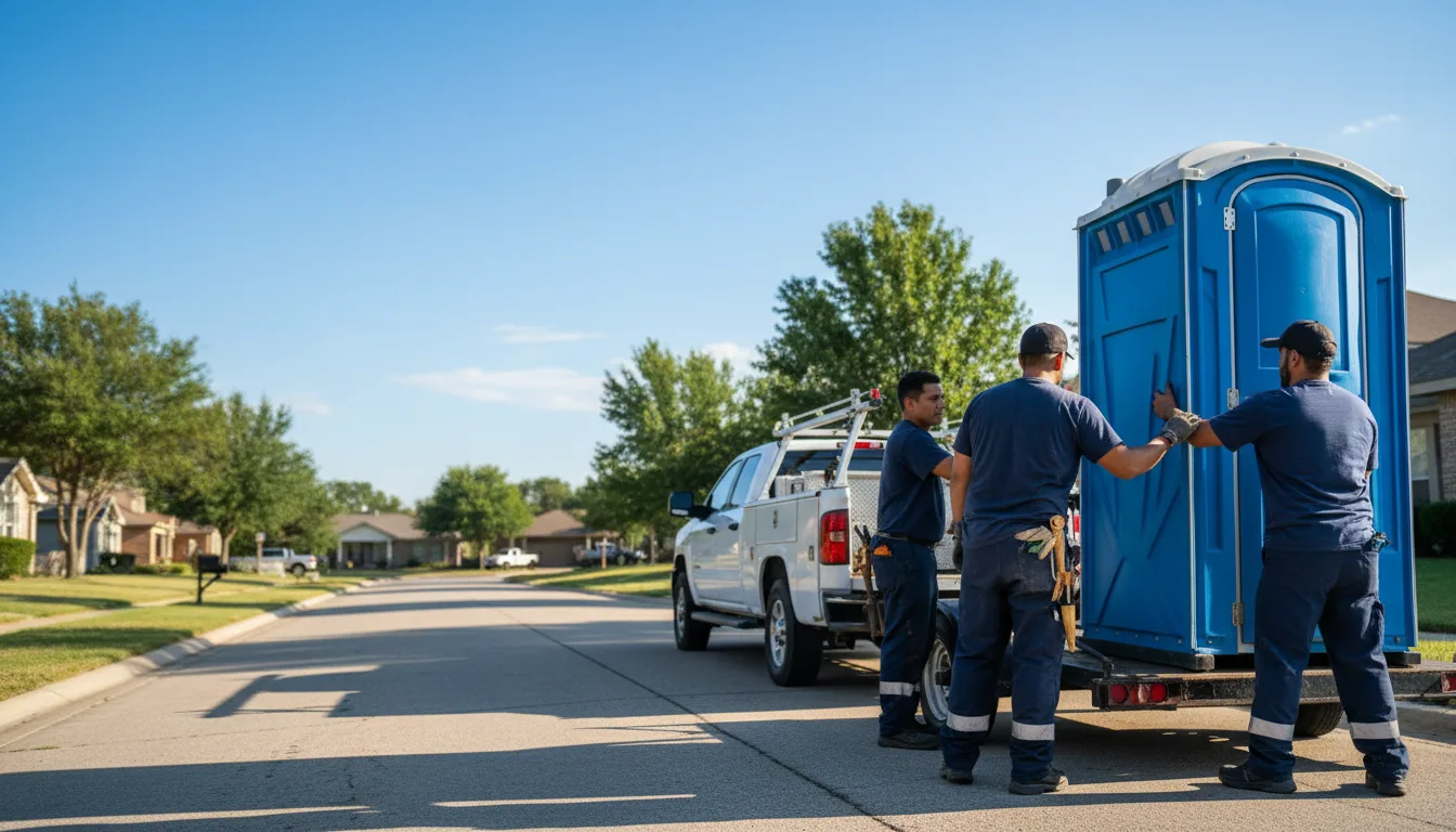 Portable Toilet Rental in Hobson, TX near me